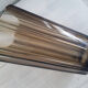 Smoked glass vase