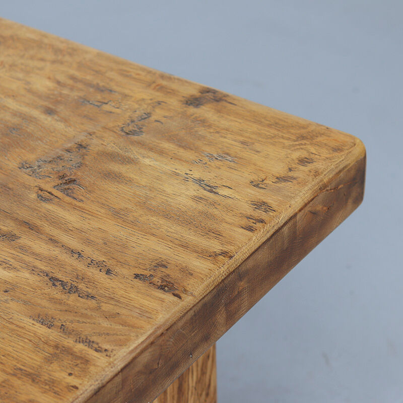 Vintage Rustic Brutalist Coffee Table