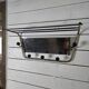 Vintage coat rack with pivoting mirror from the 60s