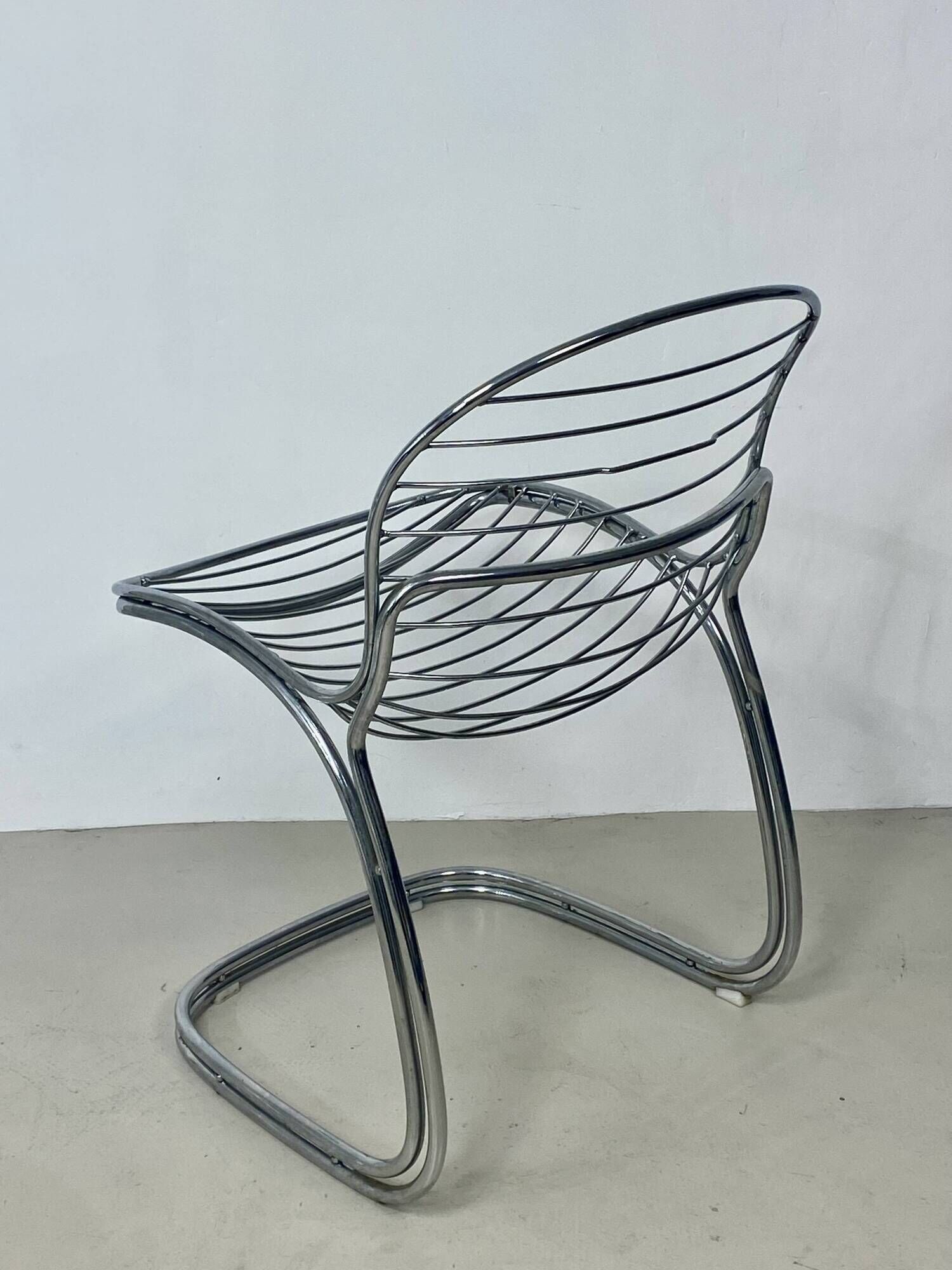 Set of six “Sabrina” chairs – Gastone Rinaldi for Rima Italy