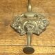 Wall-mounted brass hook