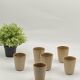 Service de 6 verres / gobelets céramique / Grès  Digoin