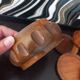 Wooden coasters with vintage holders