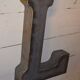 Industrial iron "l" letter