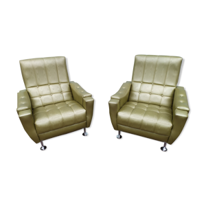 Lot de 2 fauteuils vintage