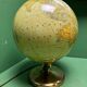 Vintage 1960s German glass globe lamp by JRO Globus Munchen