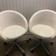 Paire de fauteuils bureau