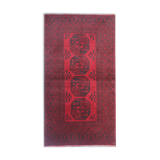 Handwoven Red Rug Traditional Ziegler Carpet- 105x190cm