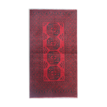 Handwoven Red Rug Traditional Ziegler Carpet- 105x190cm