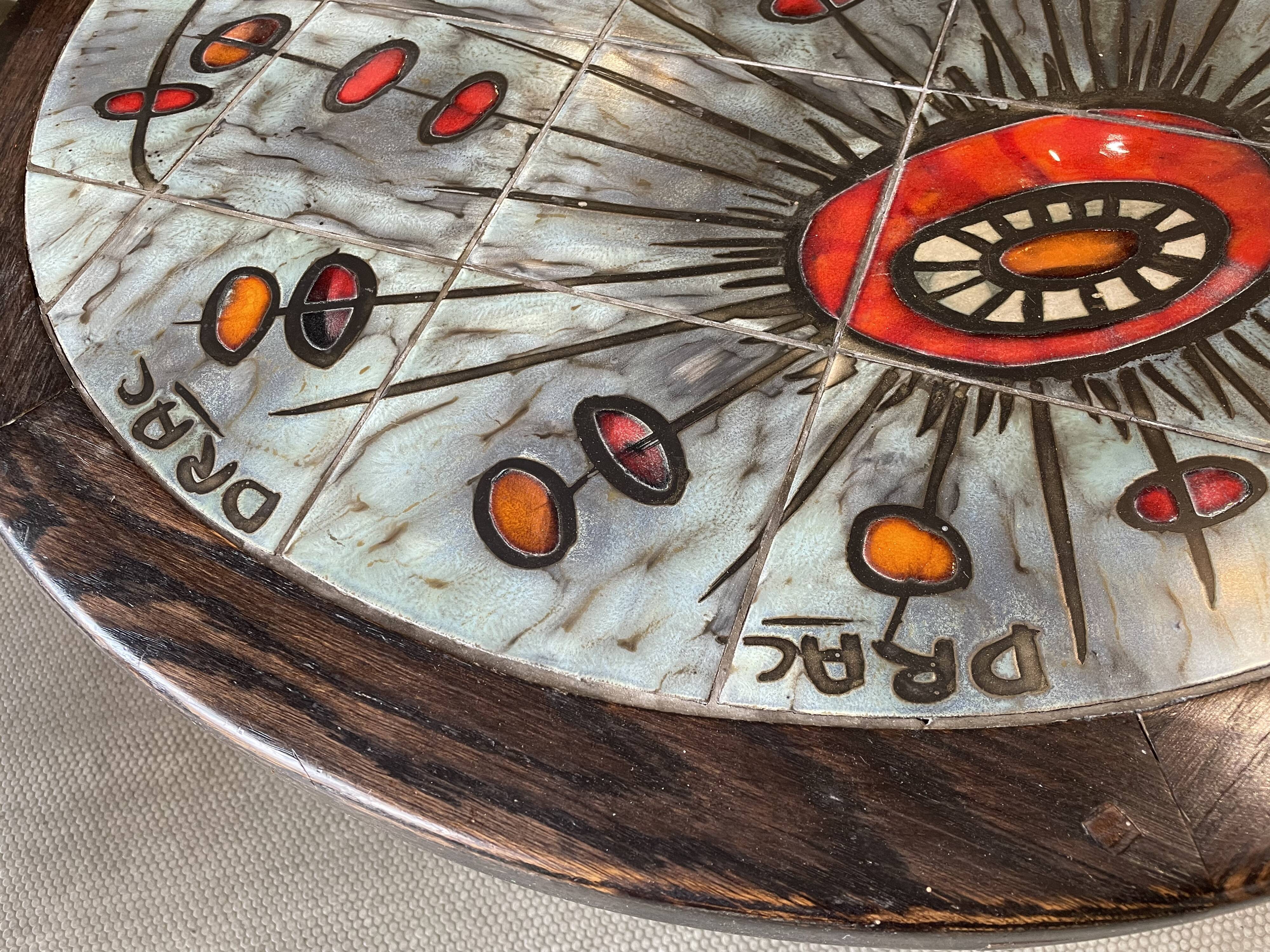 Vintage coffee table Vallauris Drac