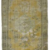 Turkish Anatolian Handmade Vintage Rug 265 cm x 172 cm
