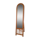Vintage bamboo psyche mirror 38x150cm