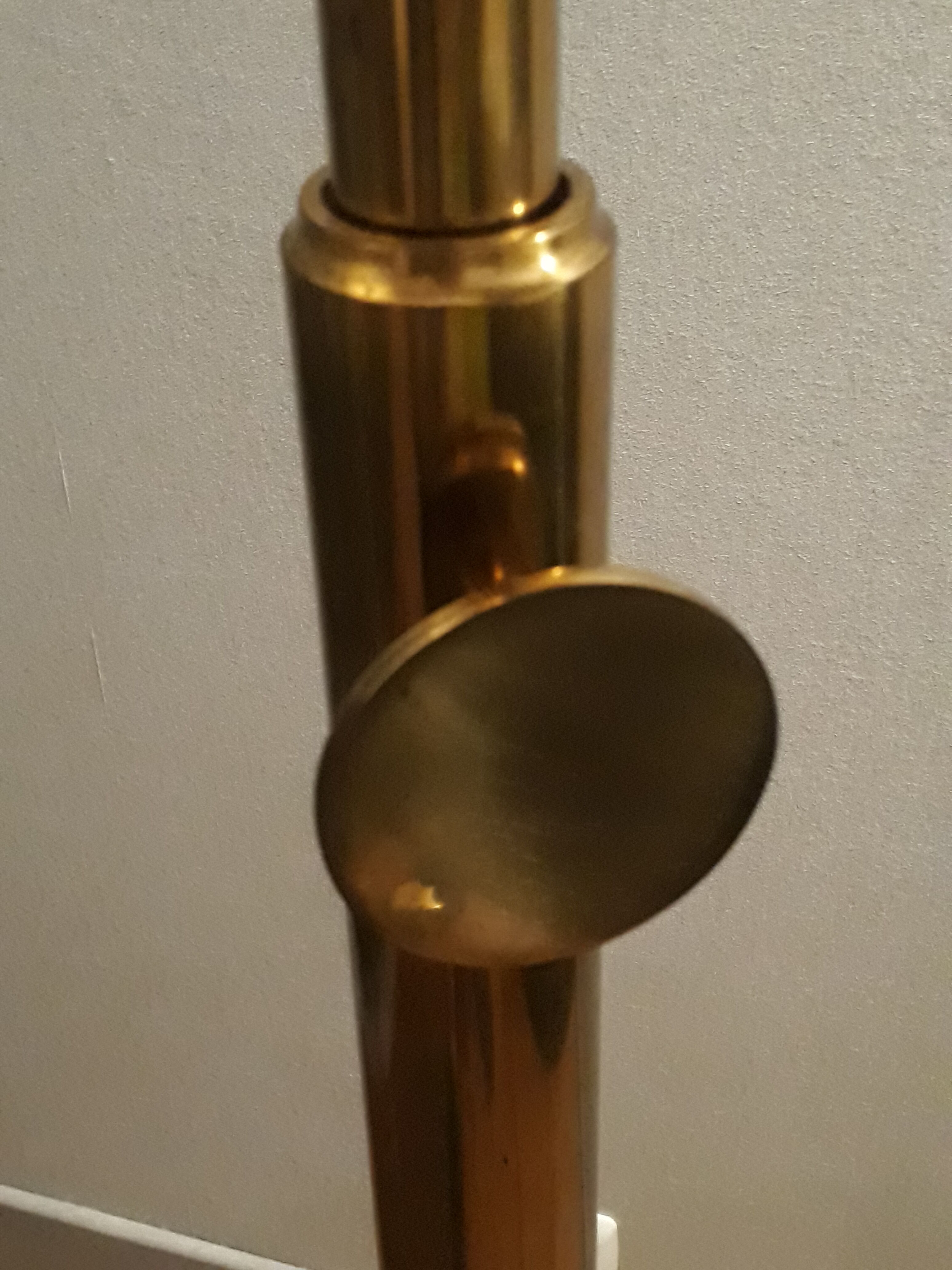 Lamp mushroom brass 70 s