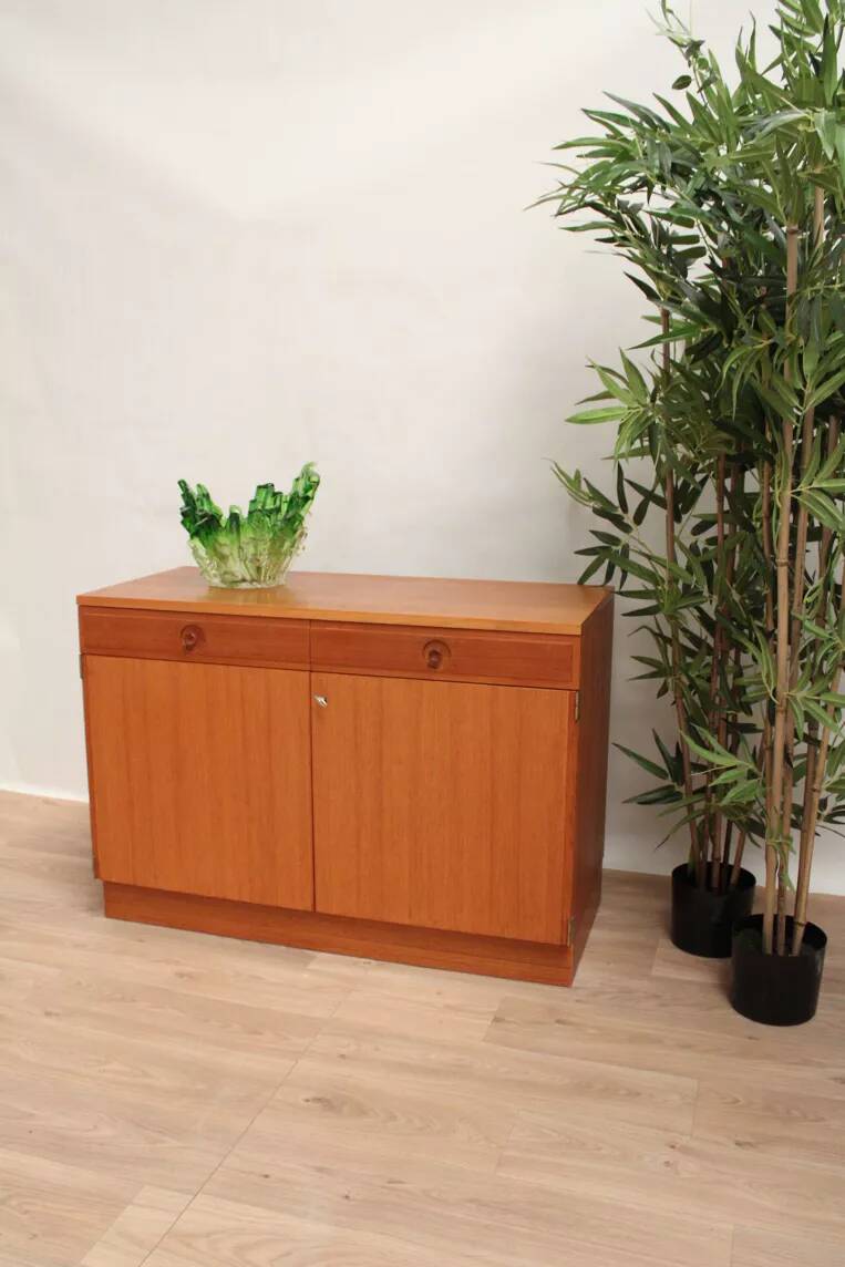 Bertil Fridhagen Bodafors sideboard 1960, light wood, vintage Swedish design