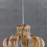 1970s Large Murano Glass Chandelier Mazzega, Italy