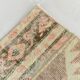 2x11 Dark Green & Beige Turkish Runner Rug, 55x338Cm