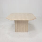 Italian Travertine Coffee Table, 1980's