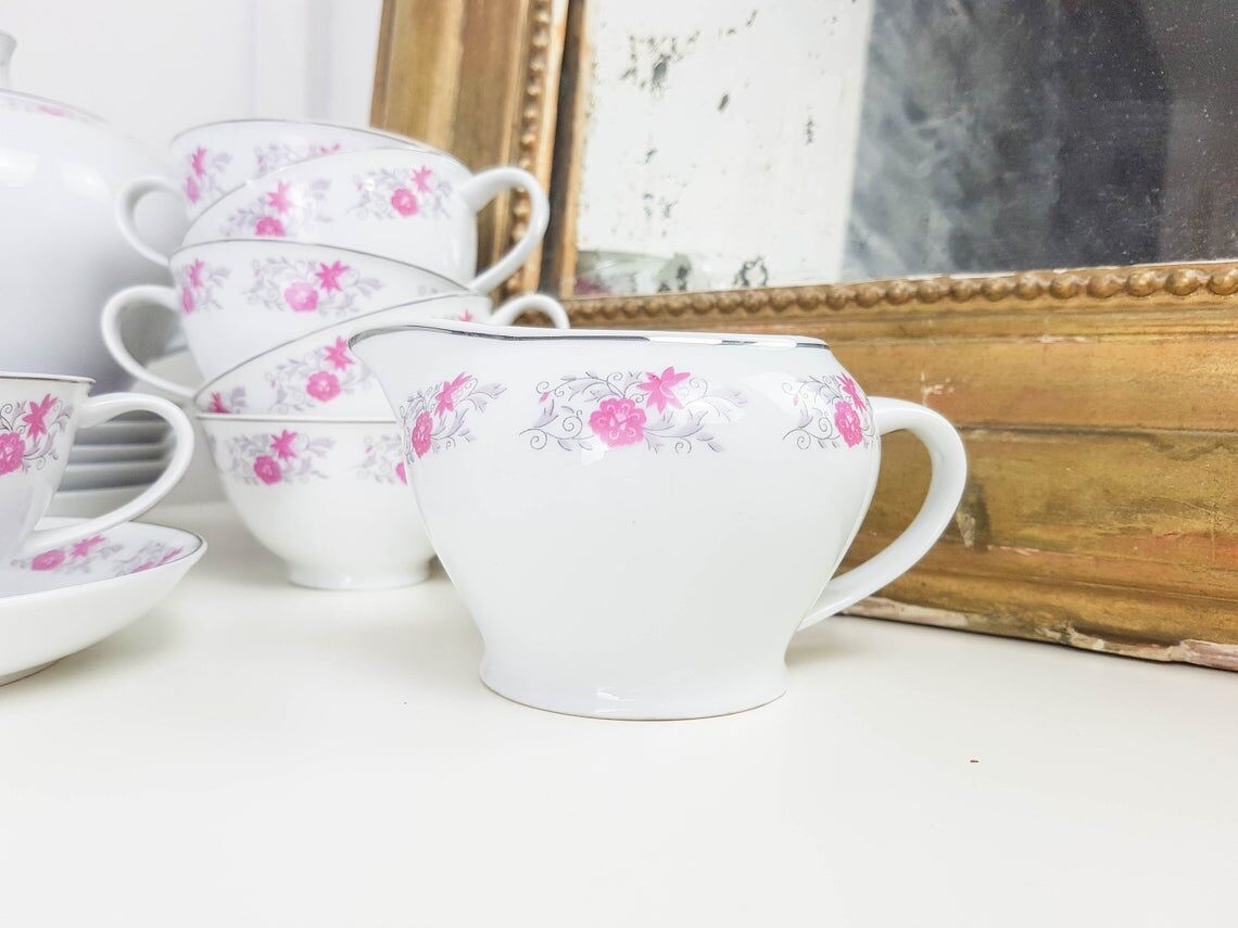 Porcelain tea set