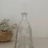 Old carafe with engraved flowers