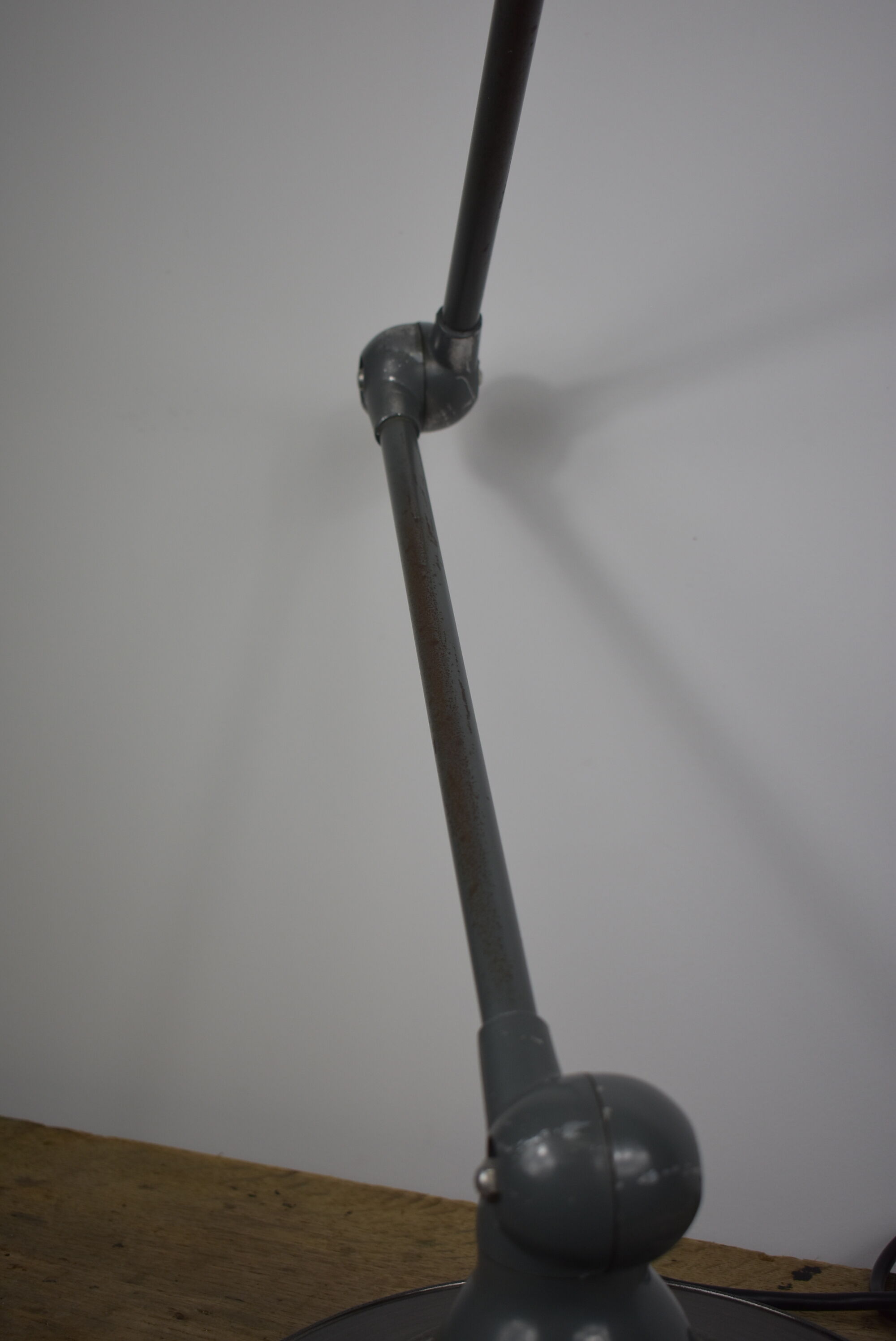 Jielde lamp on industrial metal base