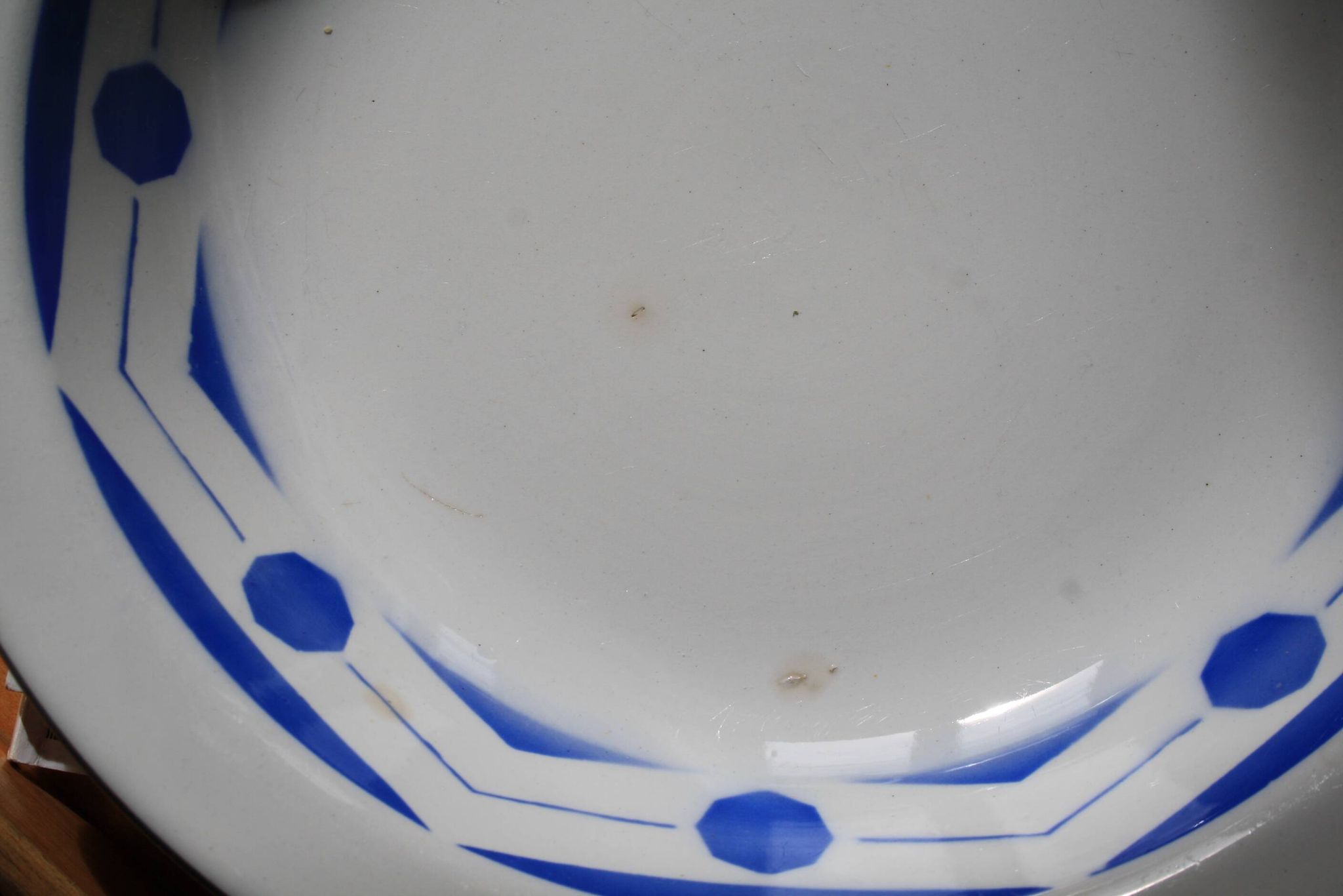 Plat creux Digouin Sarreguemines modèle "Ciboulette" ø27 cm