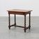 Table d'appoint en noyer à torsade en orge française avec tiroir, vers 1880