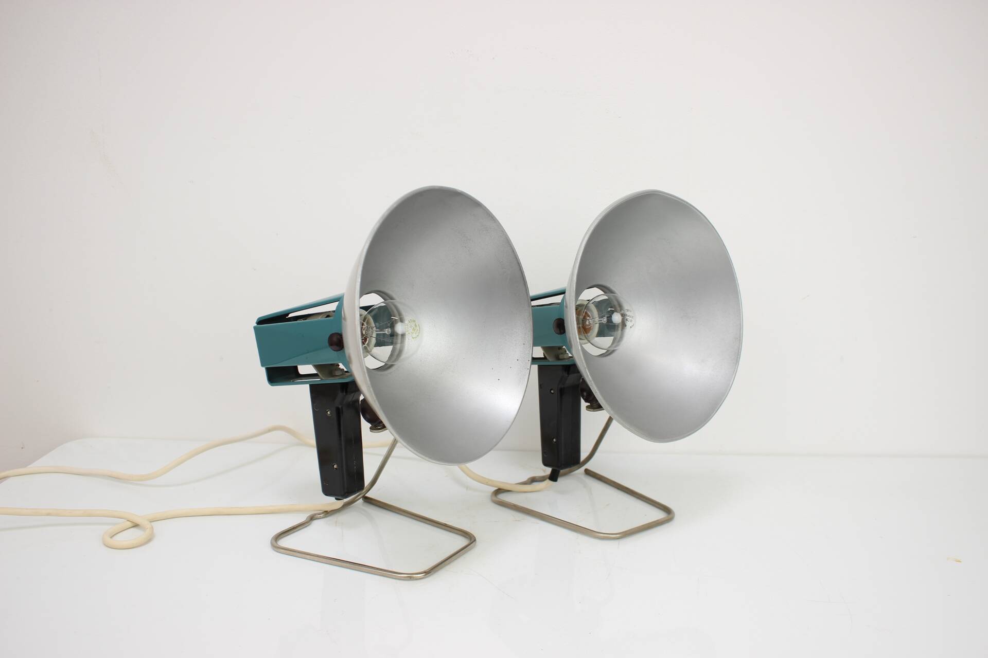 Set Of Two Vintage Adjustable Table Lamps by FAX, 1960s, Czechoslovakia