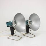 Set Of Two Vintage Adjustable Table Lamps by FAX, 1960s, Czechoslovakia