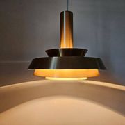 Rare Midcentury Pendant in style of Jo Hammerborg, Denmark, 1970s