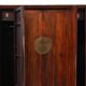 Large wooden Chinese 19th Century Qing Dynasty Wedding or Tapering Cabinet