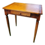 Small desk with 1 drawer in solid wood.