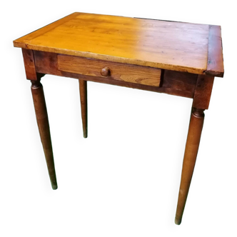 Petit Bureau 1 tirroir en bois massif.