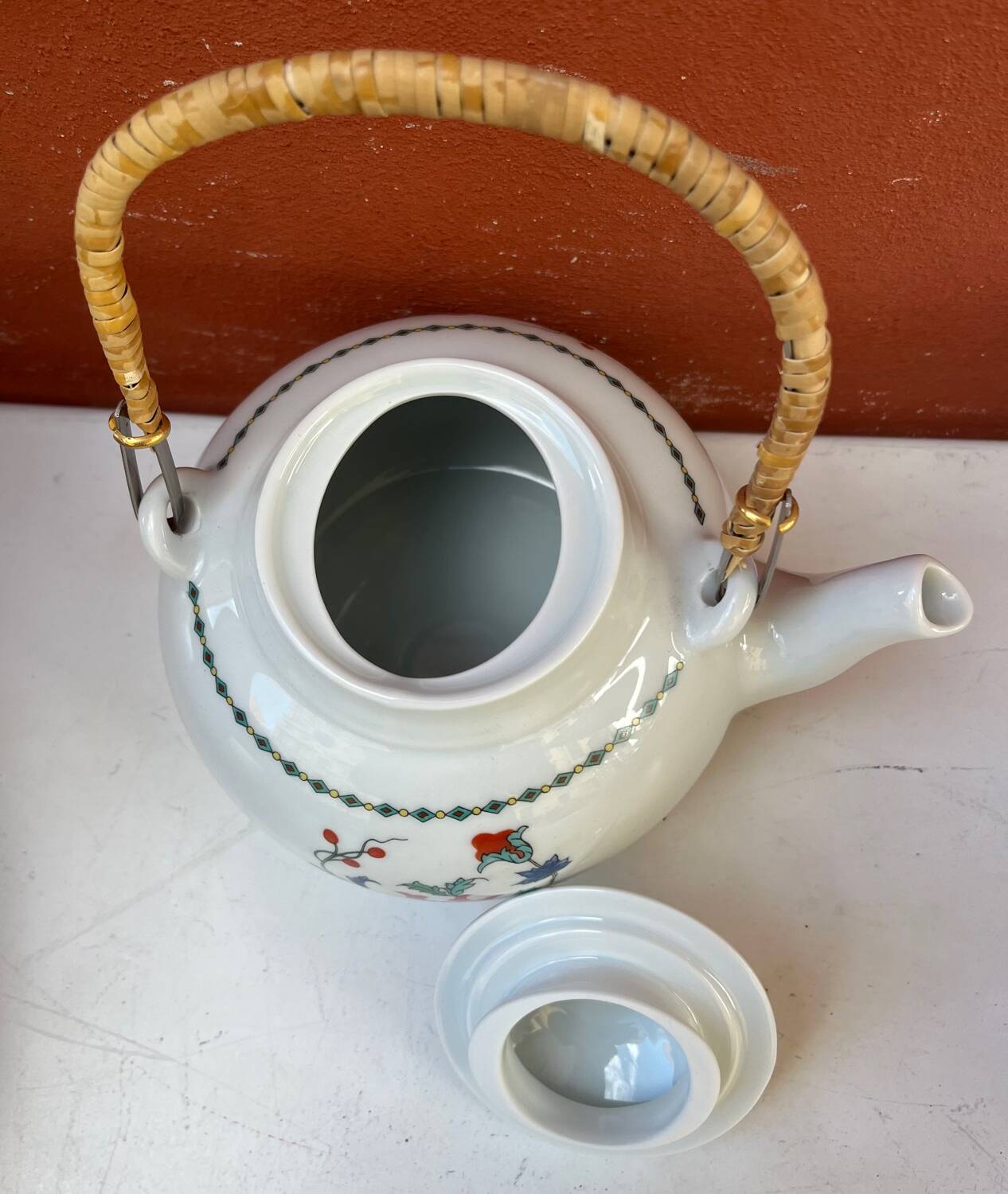 Porcelain teapot