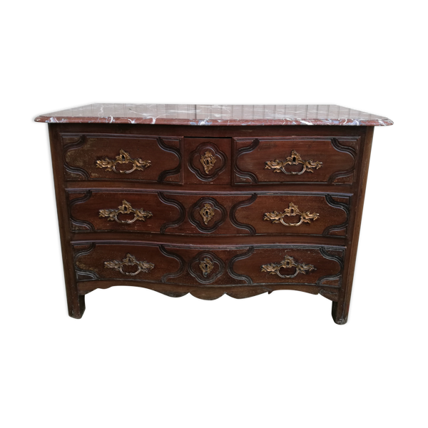 Commode galbée style Louis XVI
