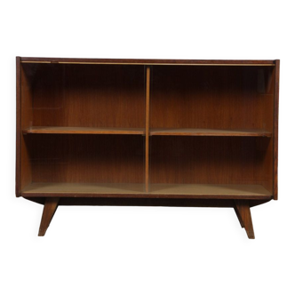 Dark oak chest of drawers designed by Jiri Jiroutek, model U-452, 1960