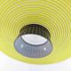 1950s Yellow and Black Glass Vintage Pendant Lamp