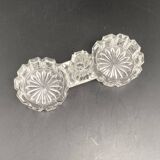 Glass salt cellar