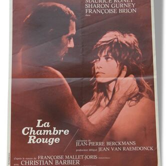 Affiche de cinéma originale "La chambre rouge"