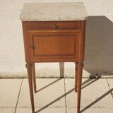 Marquetry bedside table