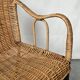 Vintage rattan armchair