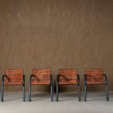 Vintage A 320 Armchair by Wulf Schneider & Ulrich Boehme for Thonet 1980s in Polarity Velvet (set of 3)