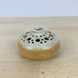 Stoneware flower spike ball vase, 7 soleils workshop