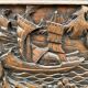 Large Chinese carved camphor wood chest from the 20s/30s