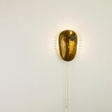 Vintage mid century brass sconce with butterfly