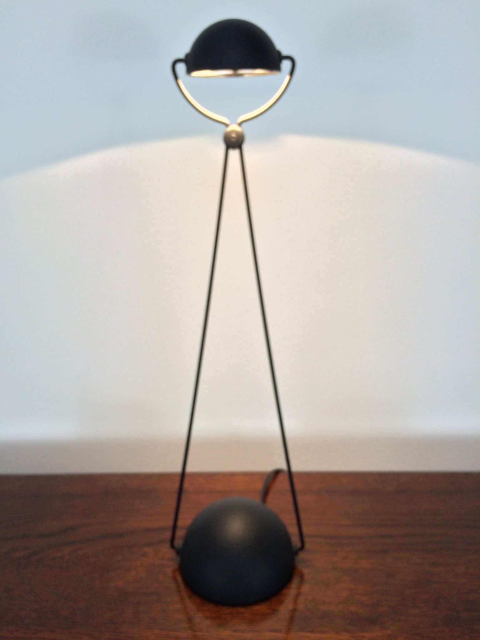 Lamp Meridiana by Paolo Piva for Stefano Cevoli, matte black