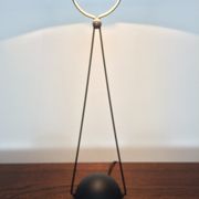 Lamp Meridiana by Paolo Piva for Stefano Cevoli, matte black