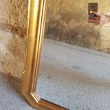 Louis Philippe mirror with gold leaf 51x92cm