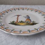 Decorative earthenware plate