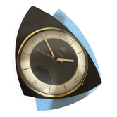 Formica vintage wall clock 70s DAM electic blue black