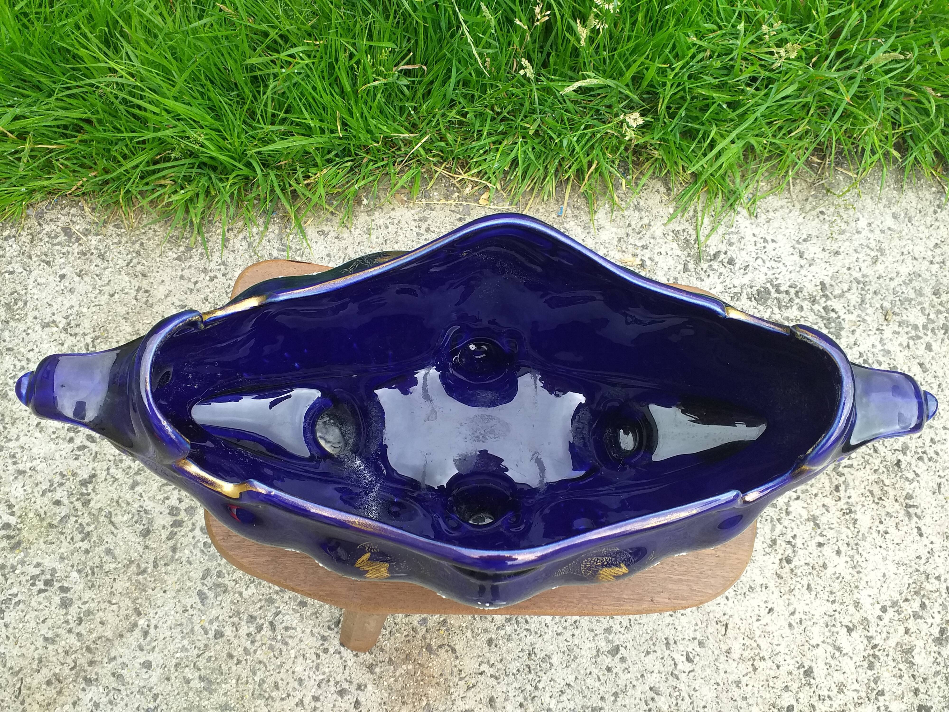 Sarreguemines earthenware garden 1900